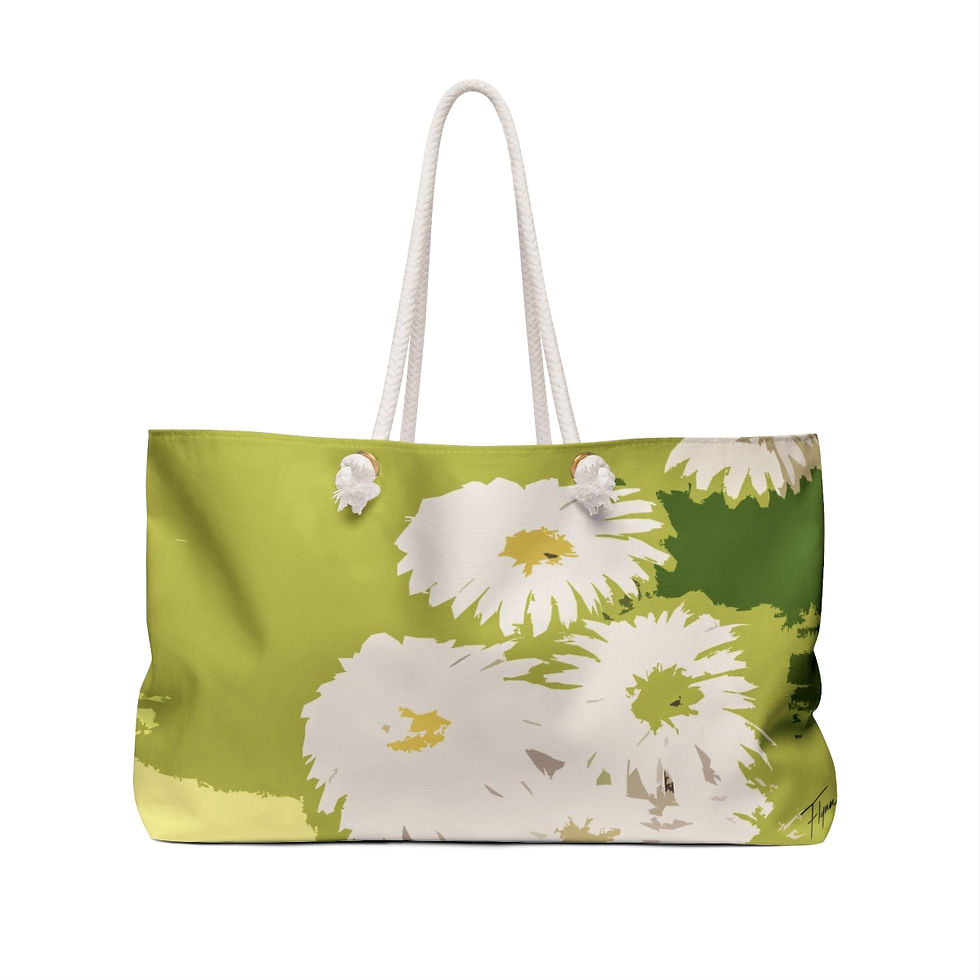 Thumbnail: Daisies Weekender Beach Bag