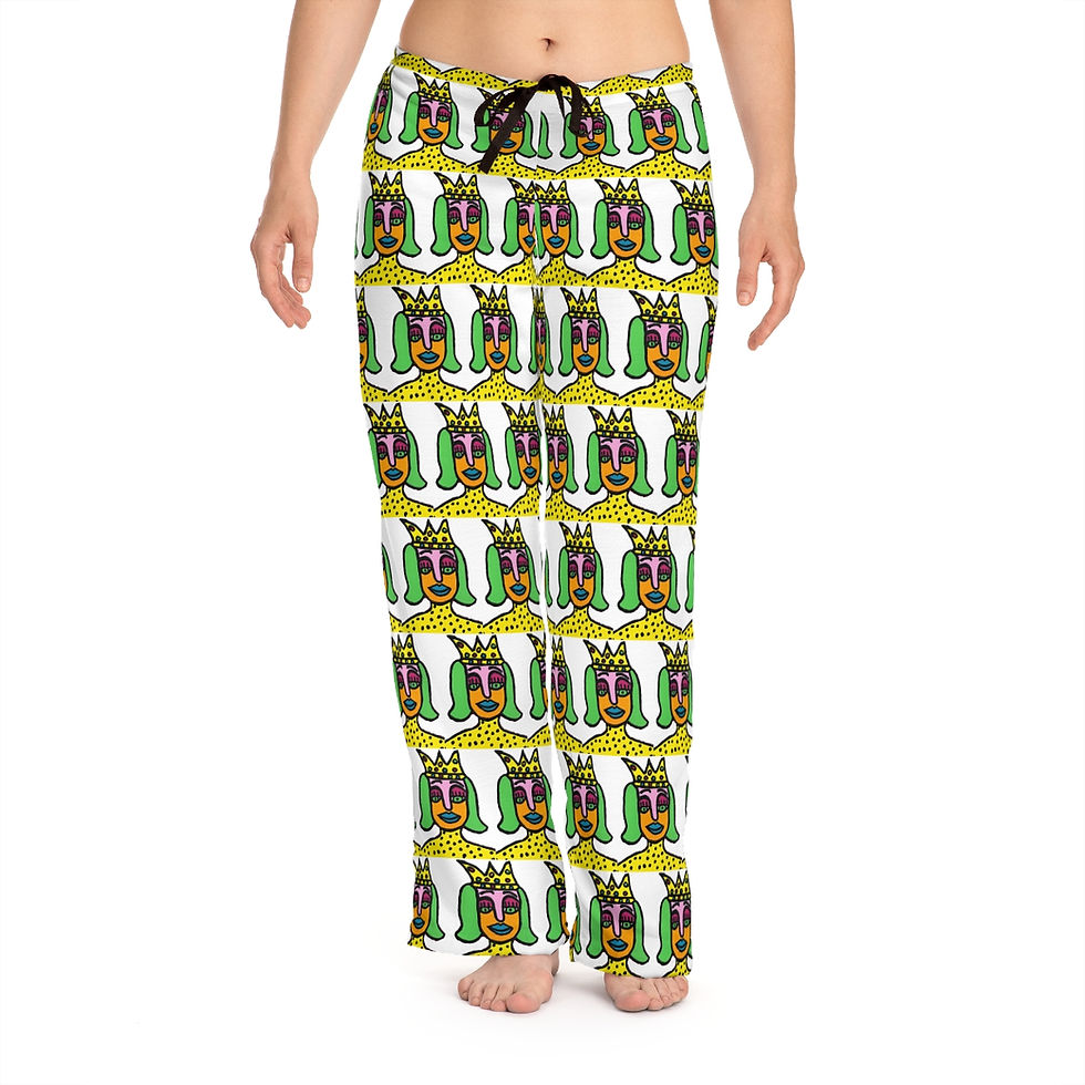 Thumbnail: Women's Pajama Pants with The Princess by TAVi Art