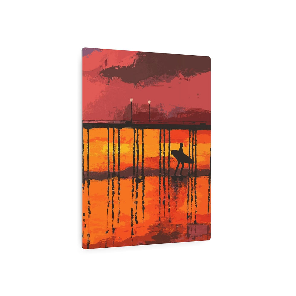 Thumbnail: "Golden Hour" Metal Fine Art Print