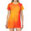 Thumbnail: Sunset Fade T-Shirt Dress — Orange Ombre AOP Summer Dress