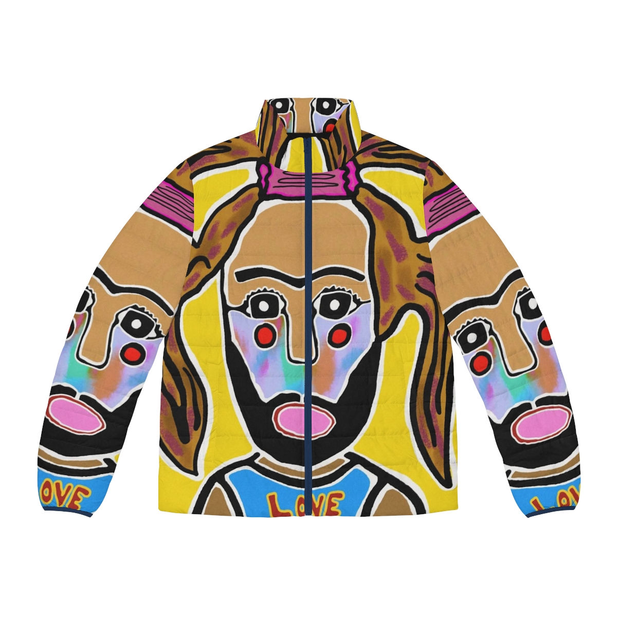 Men's Puffer Jacket (AOP)