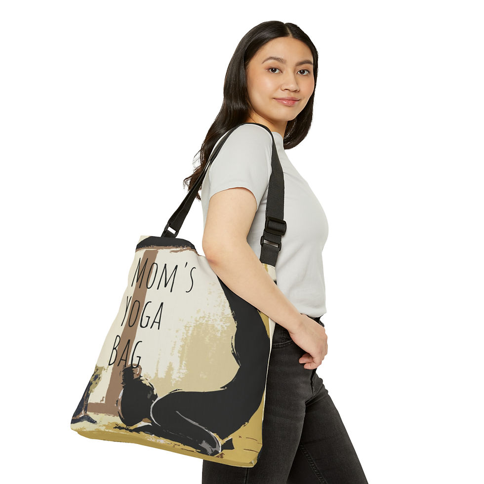 Thumbnail: Adjustable Strap Yoga Tote Bag Gift for Mom, Perfect Mother's Day Gift