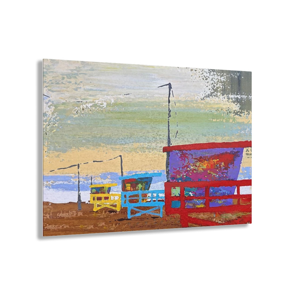 "Ode to The Colors of Summer" on Acrylic