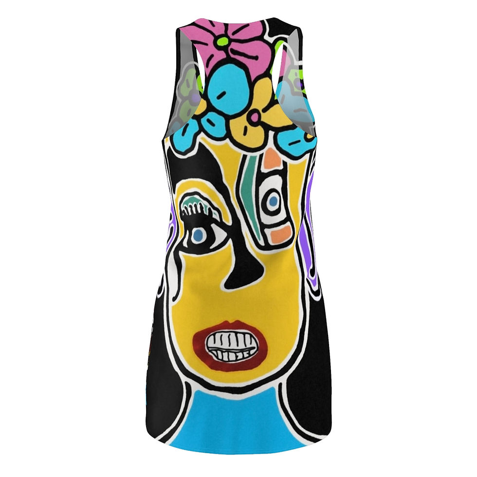 Thumbnail: Women's Cut & Sew Racerback Dress (AOP)