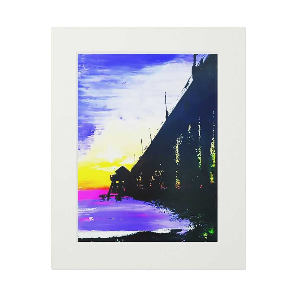 Thumbnail: "The Pier" Fine Art Print