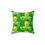 Thumbnail: Christmas Pineapple Faux Suede Square Pillow