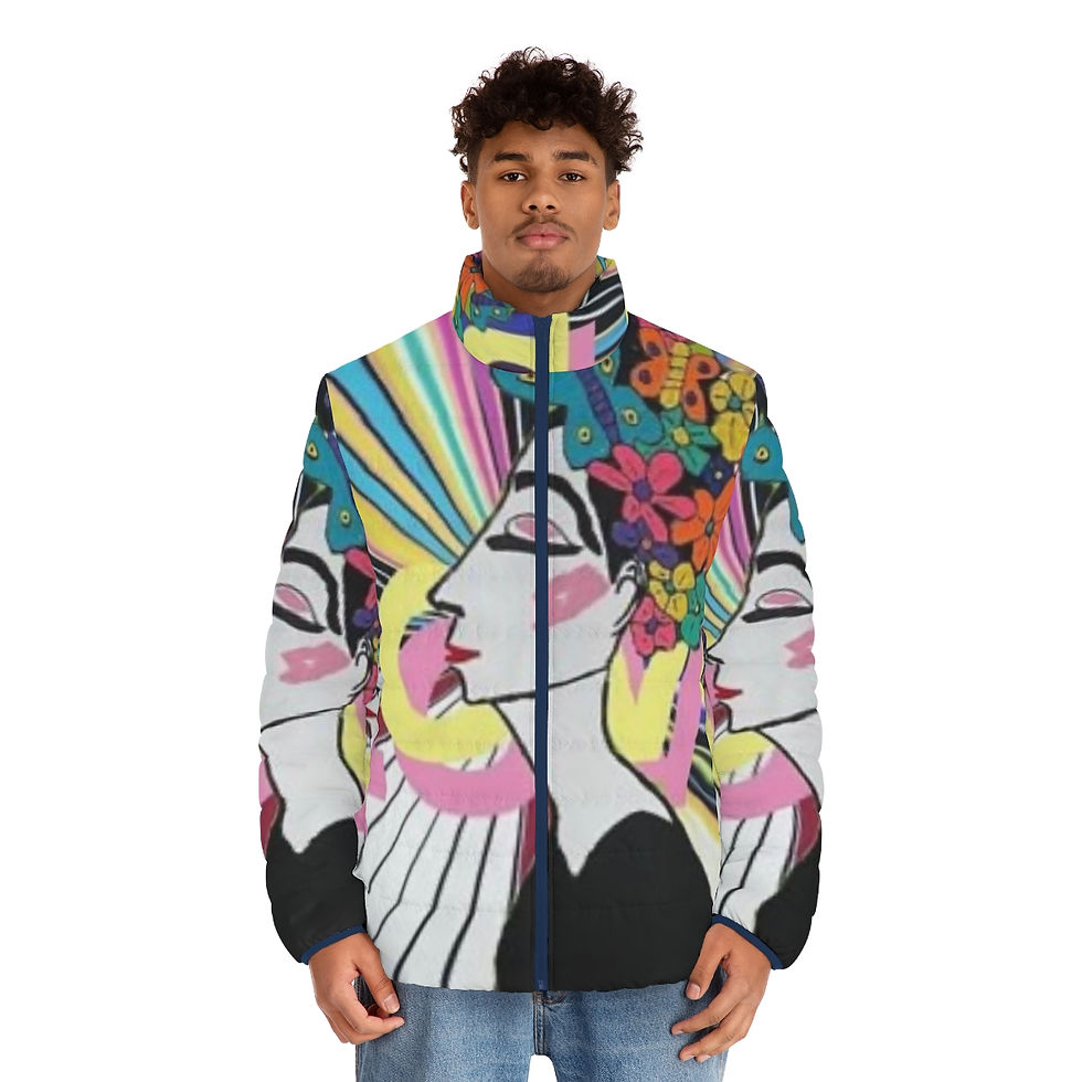 Men's Puffer Jacket (AOP)