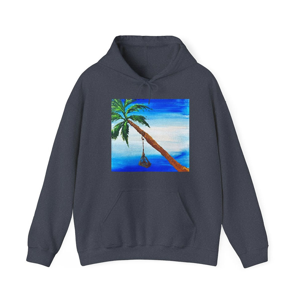 Thumbnail: Palm Swing Unisex Heavy Blend™ Hooded Sweatshirt