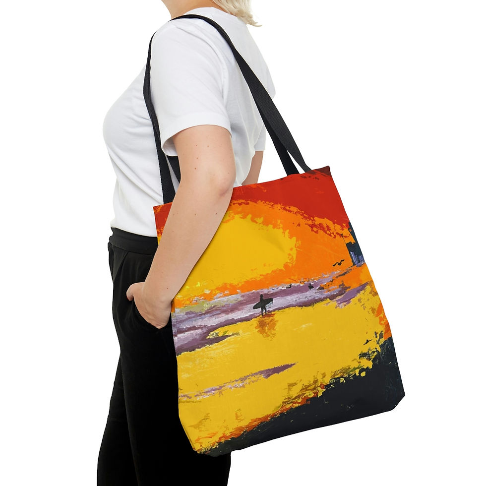 Thumbnail: Sunset Surf Tote Bag