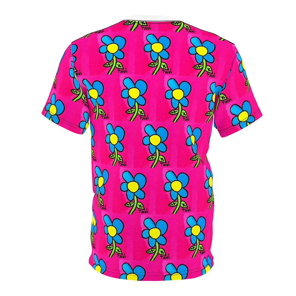 Thumbnail: Floral Unisex Tee by TAVi Art