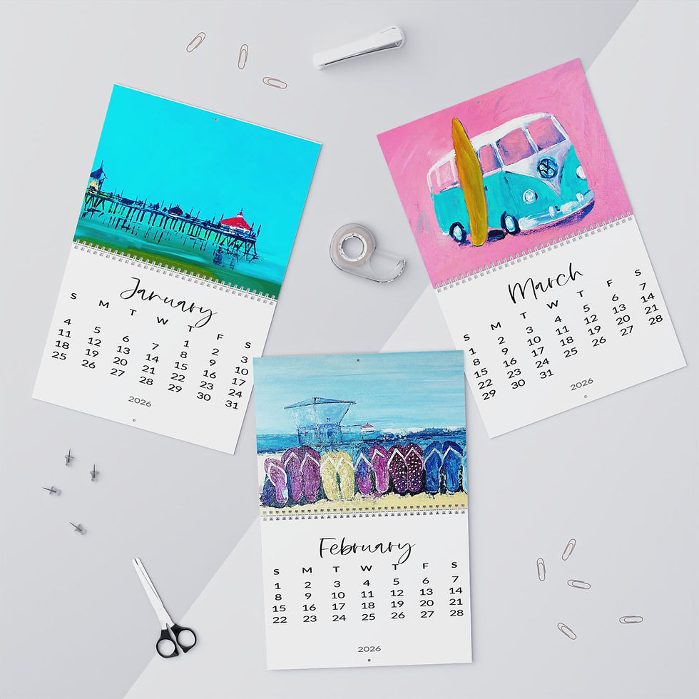 Thumbnail: 2026 Colorful Coastal Wall Calendar 