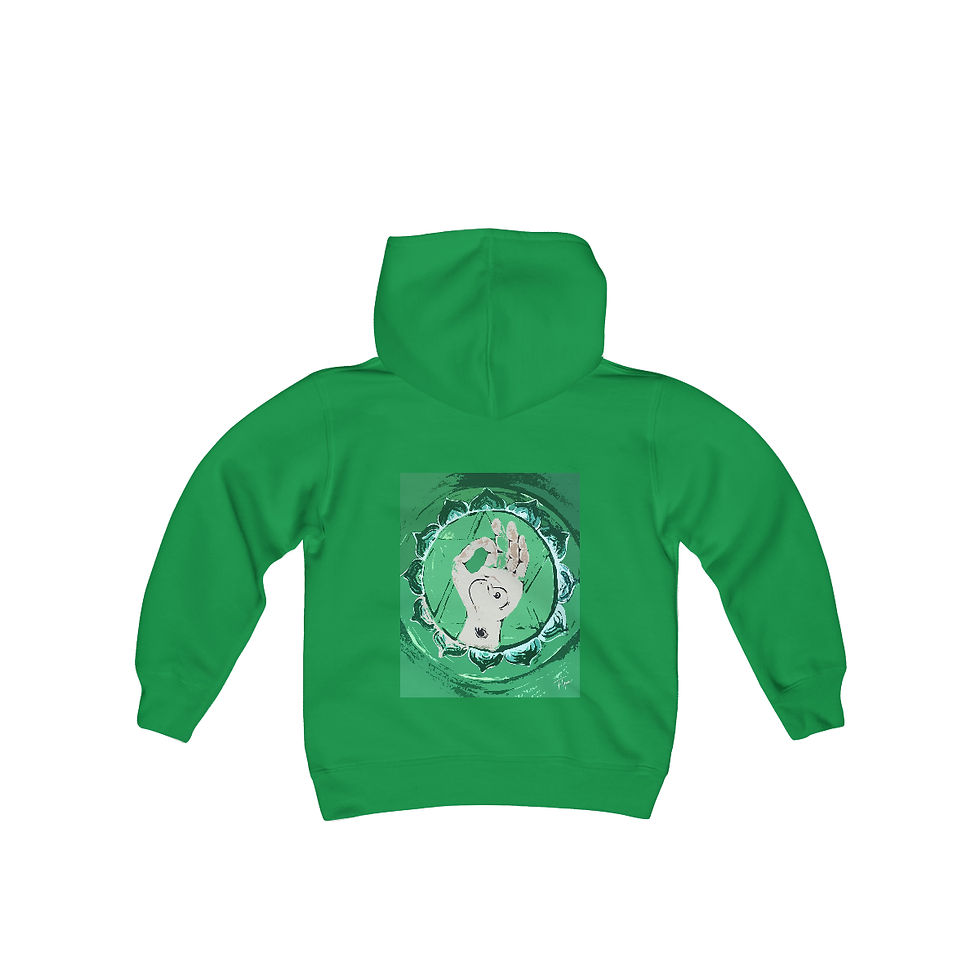 Thumbnail: Anahata Youth Heavy Blend Hooded Sweatshirt