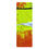 Thumbnail: Vibrant Abstract Rubber Yoga Mat — Neon Lime & Sunset Orange Marble Design