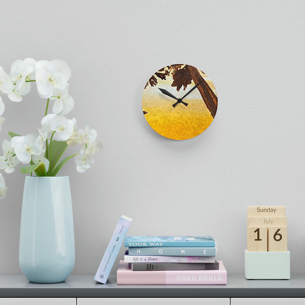 Thumbnail: "Looking Up" Acrylic Wall Clock