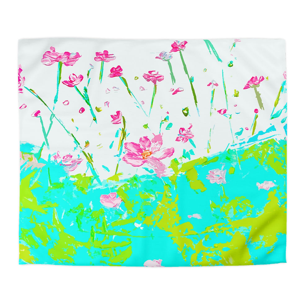 Thumbnail: Wildflowers Duvet Cover, Floral Bedding, Botanical Bedroom Decor