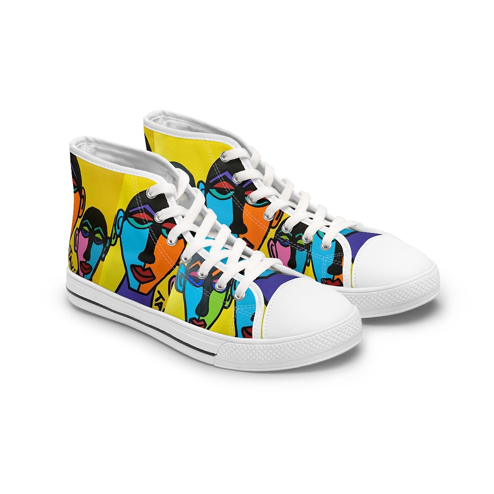 Thumbnail: Mirrors Women's High Top Sneakers