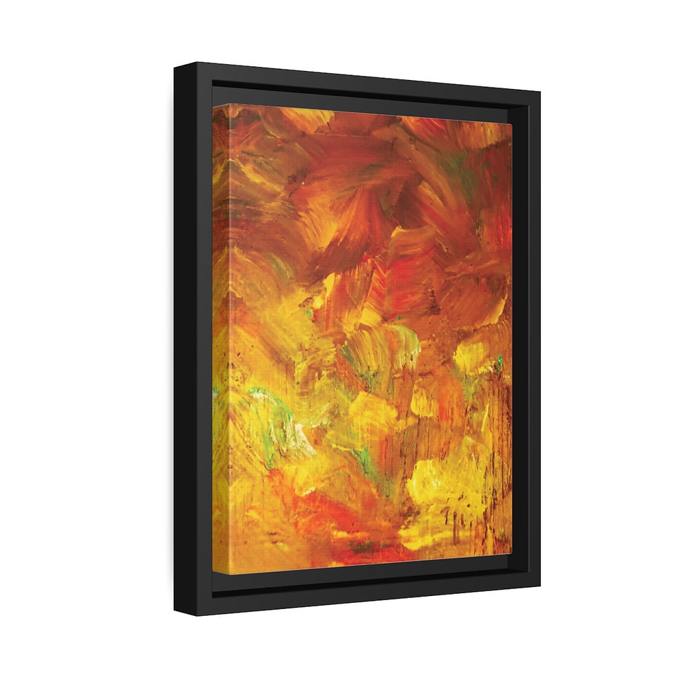 Thumbnail: Framed Canvas Art Print, Eco-Friendly Wall Art, Available in 10 sizes