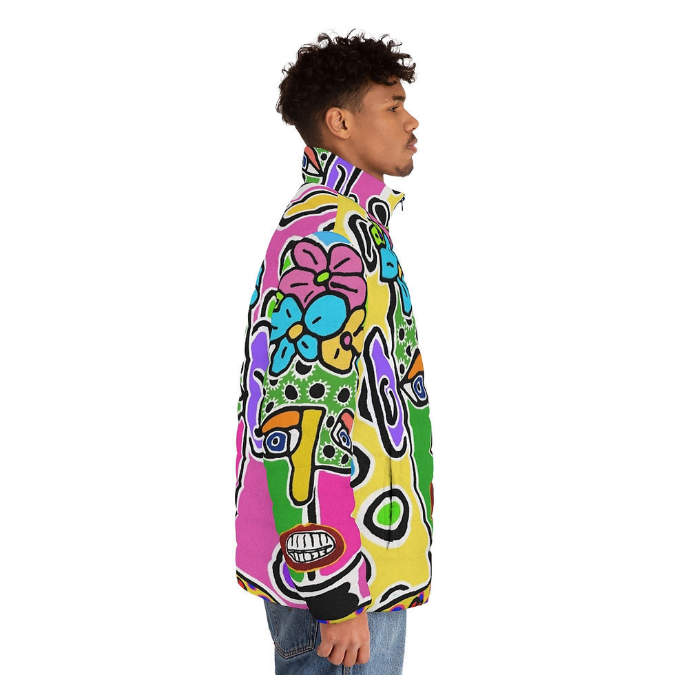 Thumbnail: Men's Puffer Jacket (AOP)