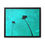 Thumbnail: Wall Art Print, Minimalist Palm Tree Art, Matte Canvas, Framed