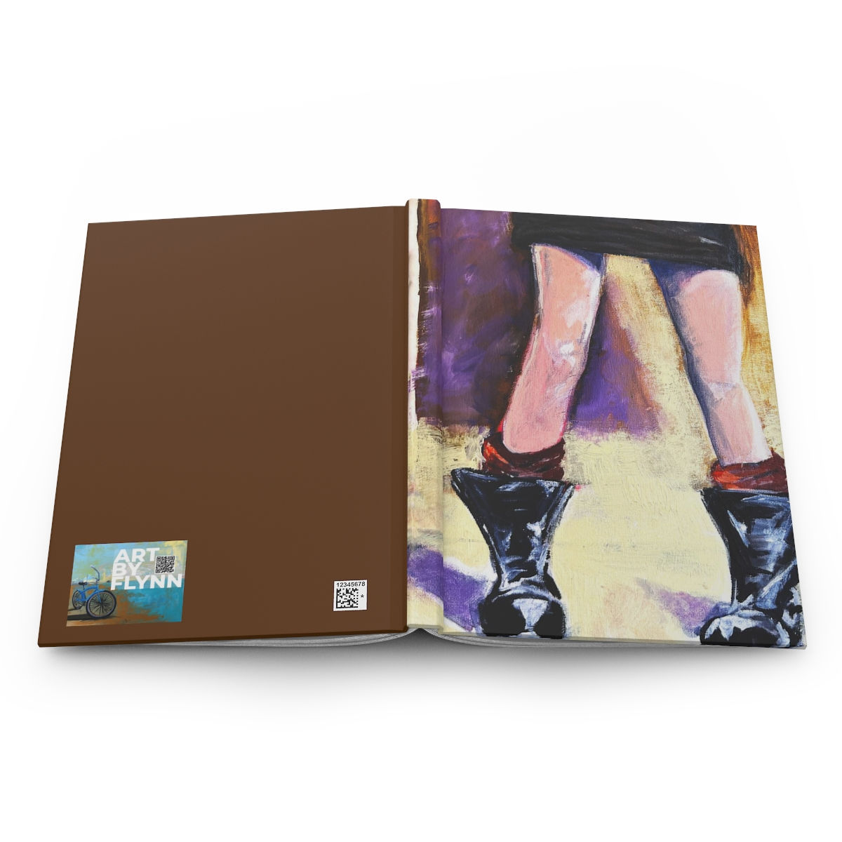 Cat's Boots Hardcover Journal 