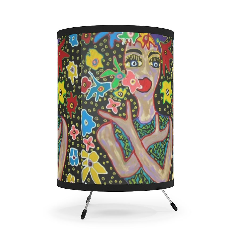 Thumbnail: TAVi's Tribe Tripod Table Lamp