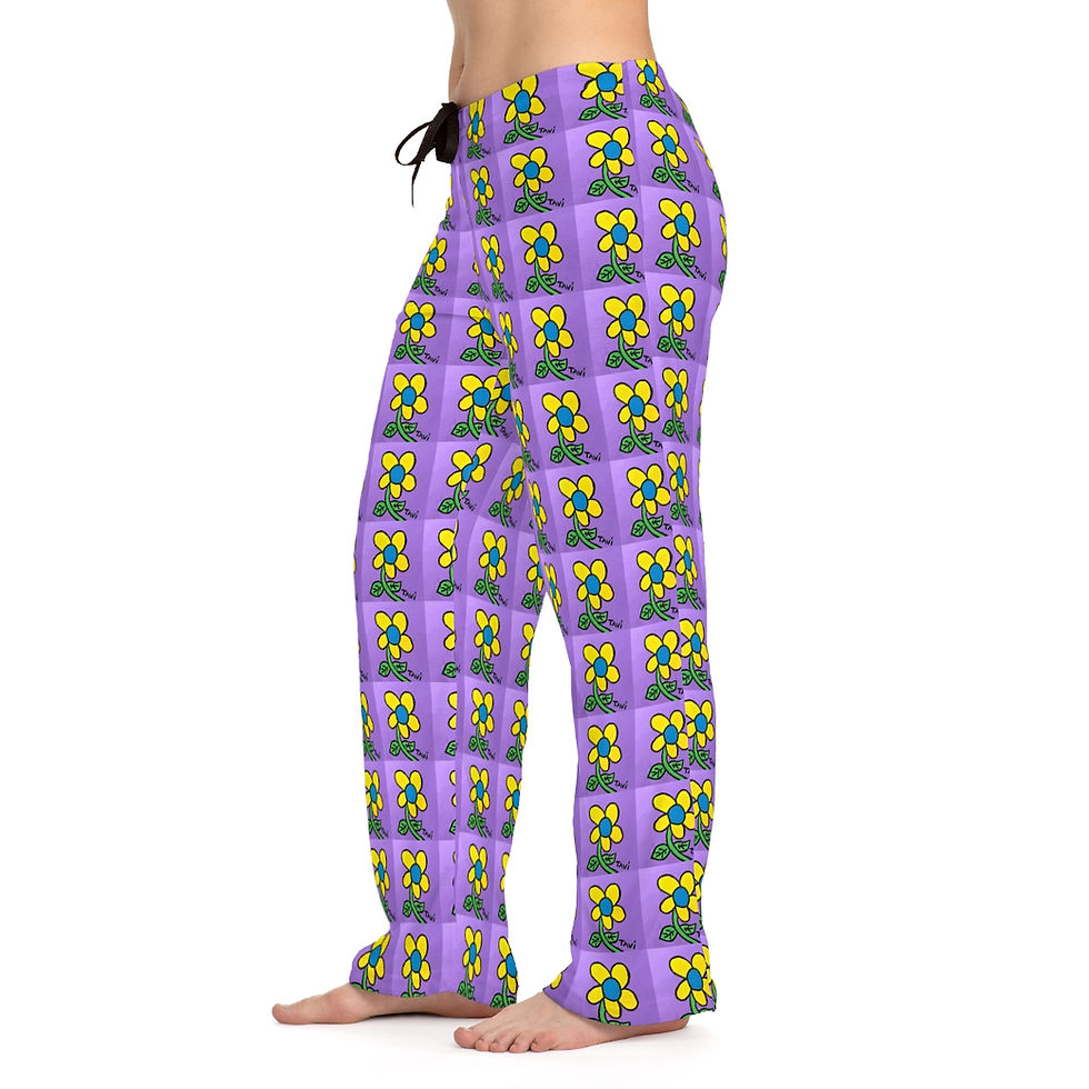 Floral Women's Pajama Pants by TAVi Art