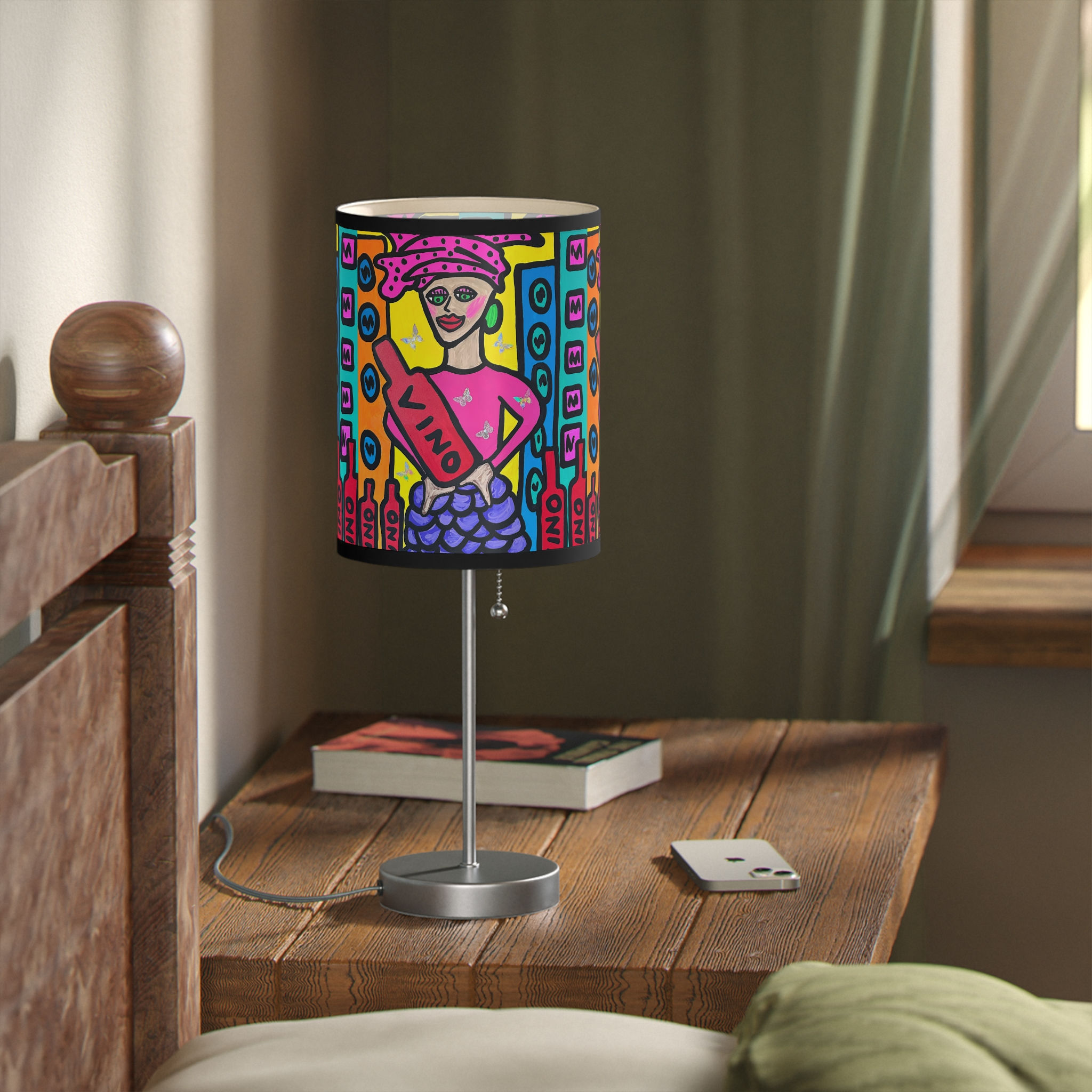 Vino Art Table Lamp by TAVi Art with US|CA Plug