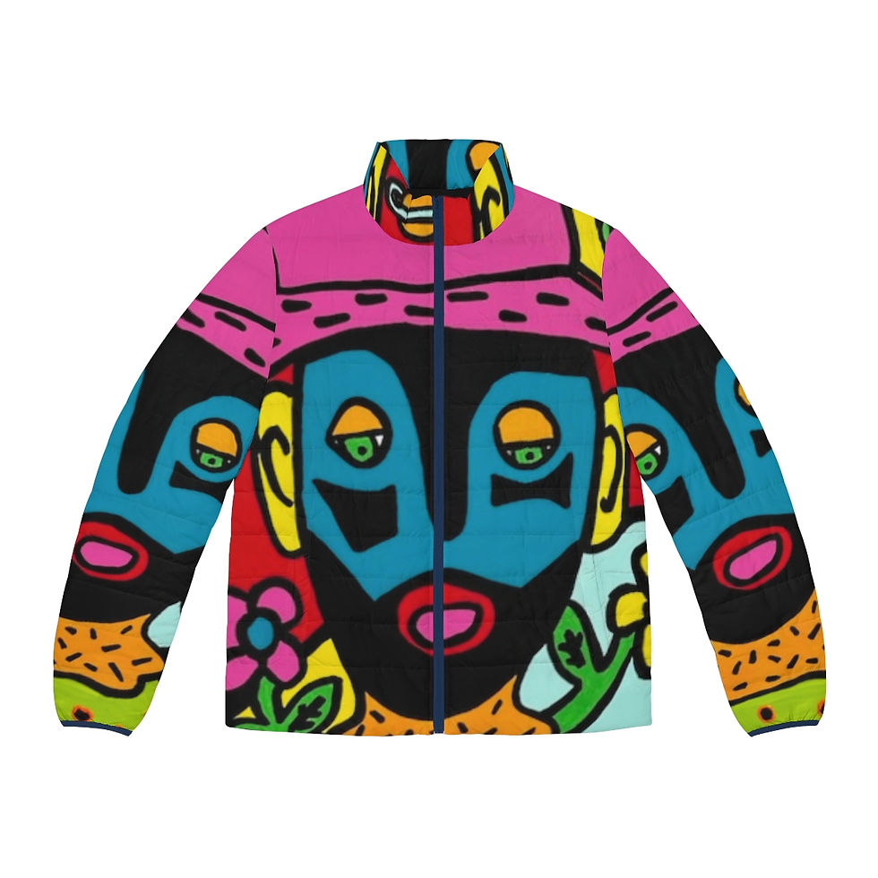 Men's Puffer Jacket (AOP)