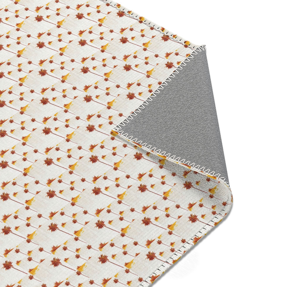 Thumbnail: Abstract Palm Trees Area Rugs in 3 sizes, 2 orientations