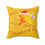 Thumbnail: Very Beachy Christmas Spun Polyester Square Pillow