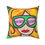 Thumbnail: Disco Disco Faux Suede Pillow by TAVi Art