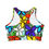 Thumbnail: Floral High Neck Crop Top by TAVi Art