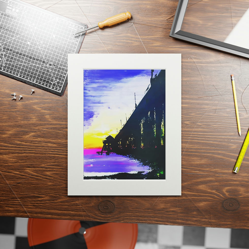 Thumbnail: "The Pier" Fine Art Print
