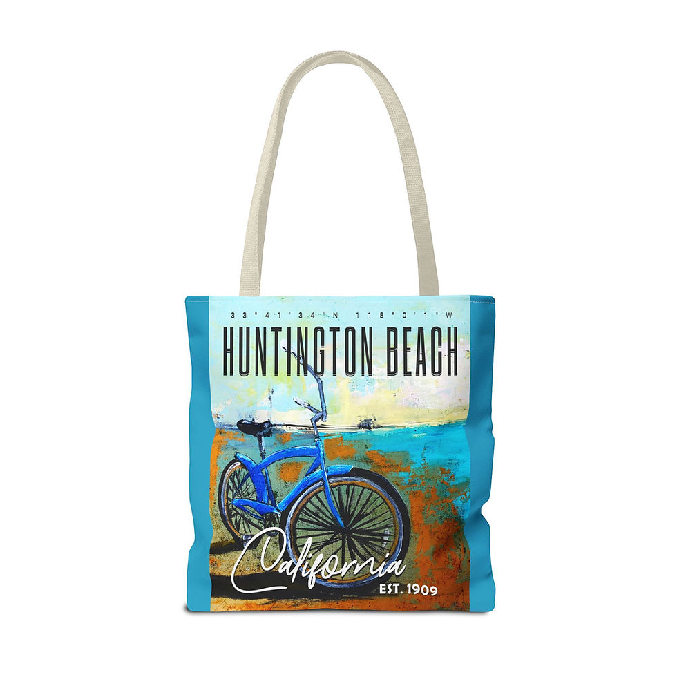 Thumbnail: Huntington Beach Tote Bag Perfect for Summer, Travel, and Beach Days