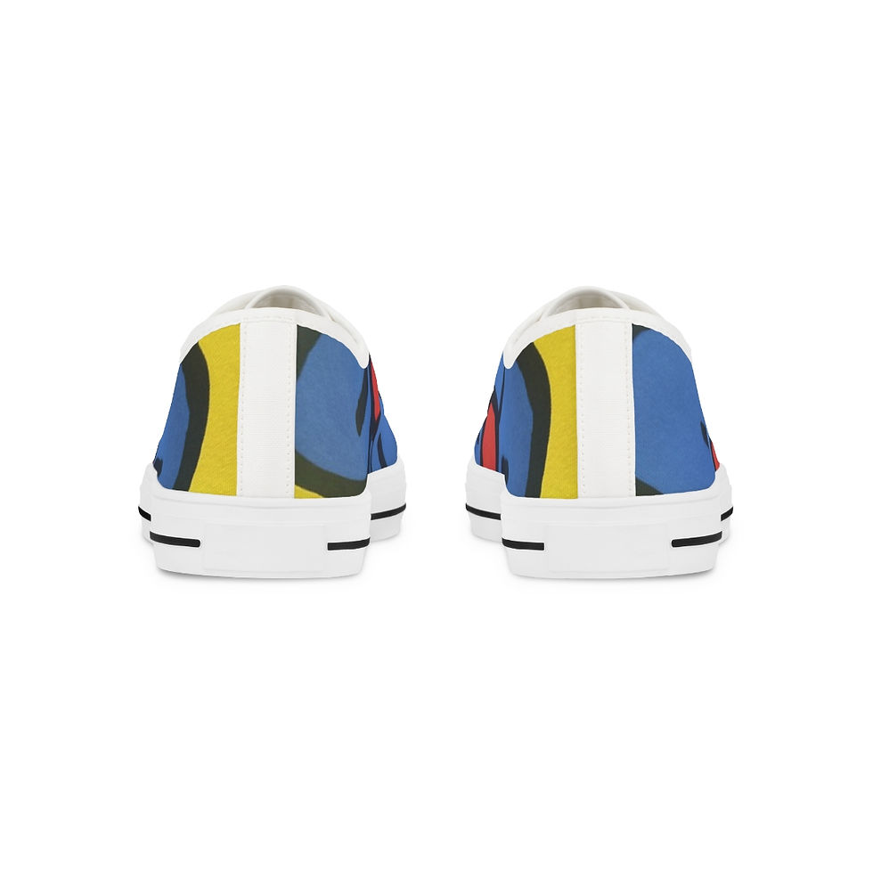 Thumbnail: Men's Floral Low Top Sneakers by TAVi Art