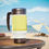 Thumbnail: Sunflower Stainless Steel Travel Mug with Handle, 14oz
