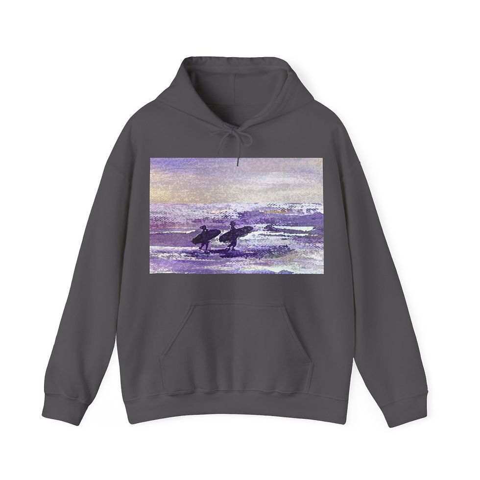 Thumbnail: Surfing Together Unisex Heavy Blend™ Hooded Sweatshirt