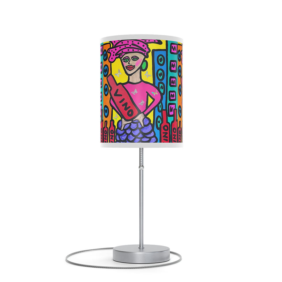 Thumbnail: Vino Art Table Lamp by TAVi Art with US|CA Plug