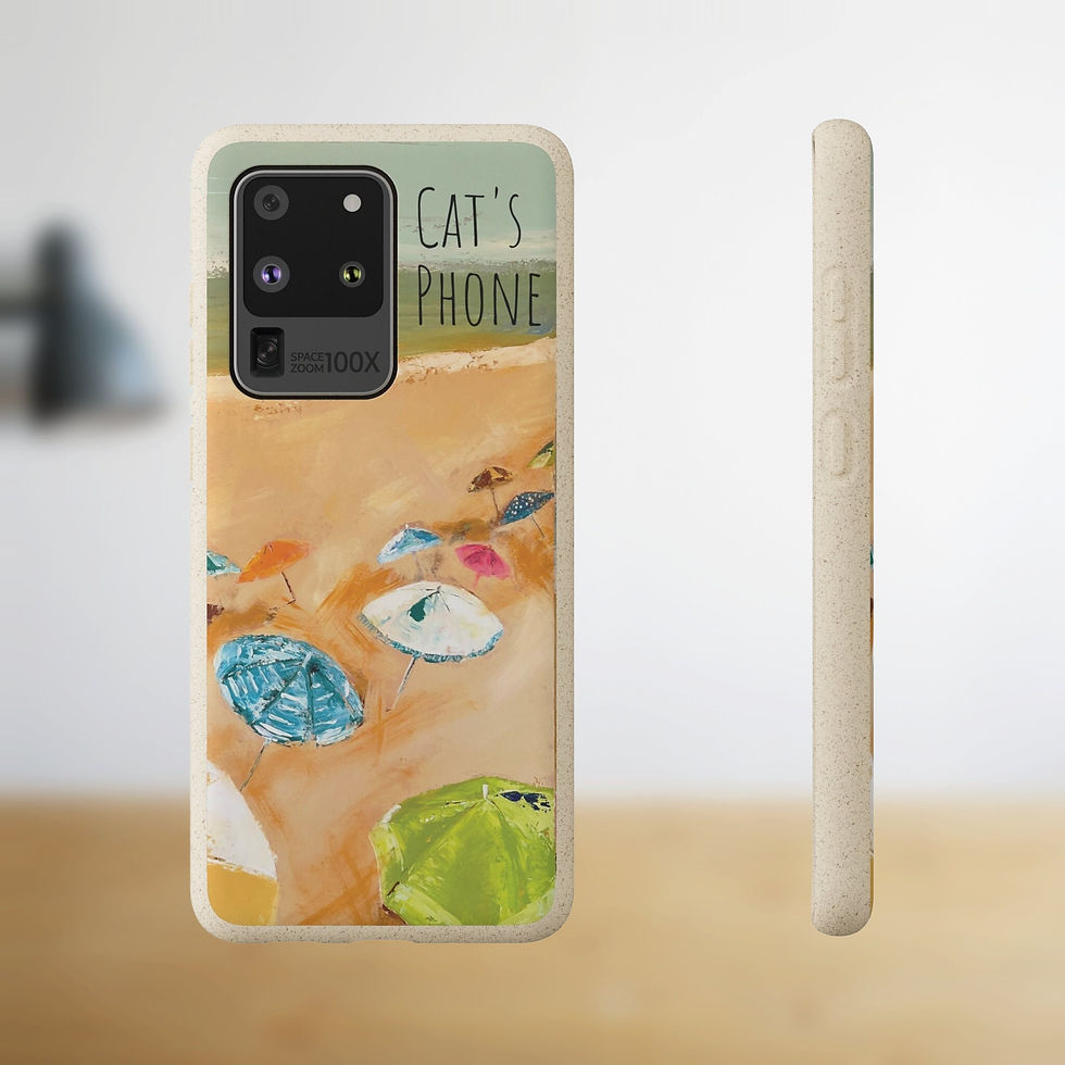 Thumbnail: Personalized Phone Case Biodegradable Eco-Friendly from Original Artwork | Gift