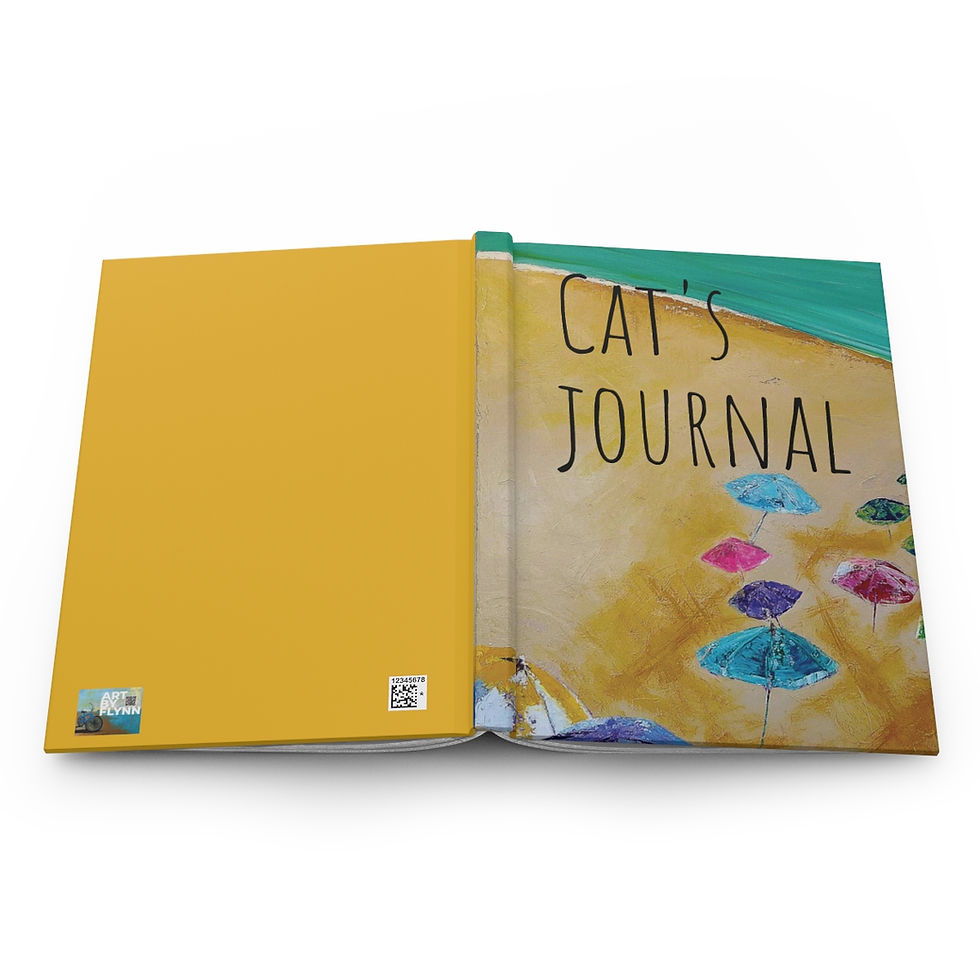 Thumbnail: Personalized (Name) Beach Umbrella's Hardcover Journal