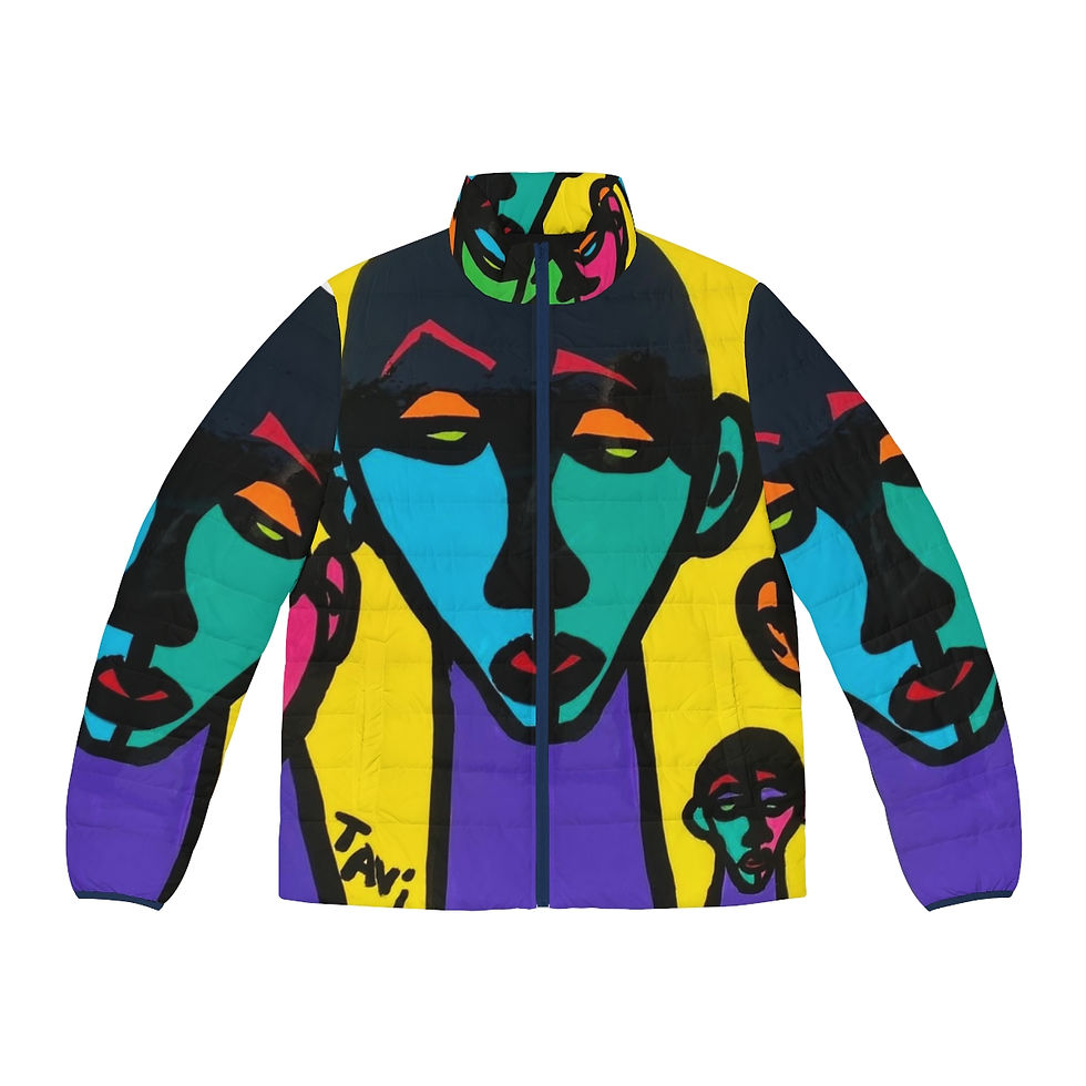 Men's Puffer Jacket (AOP)