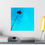 Thumbnail: Vertical Palm Tree Poster, Blue Minimalist Wall, Matte Print for Home, Office