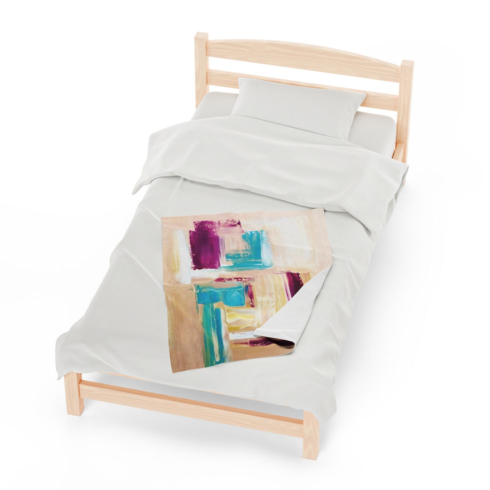 Thumbnail: Plush Abstract Plush Blanket