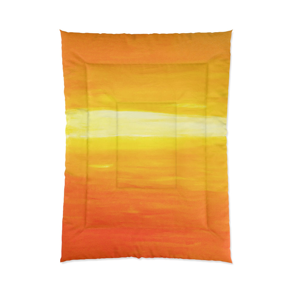 Thumbnail: Comforter, Sunny Ocean Beach Bedding
