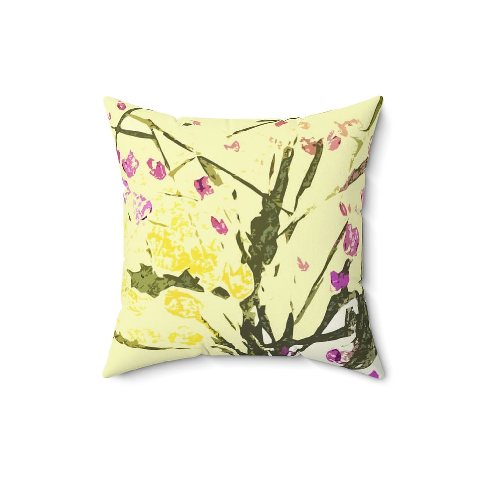 Thumbnail: Asheville in Bloom Square Pillow