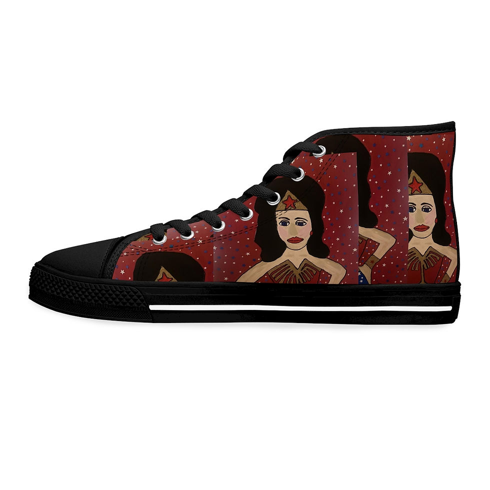 Thumbnail: Wonder Woman Women's High Top Sneakers