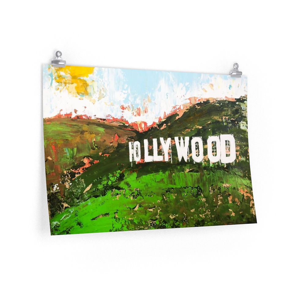 Thumbnail: "Hollywood" Premium Matte poster