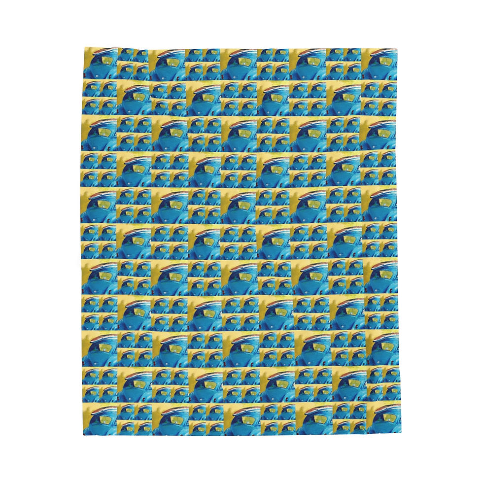 Thumbnail: Plush Blanket, 3 Sizes "Santa Cruz" from the Coastal Home Decor Gifts Collection