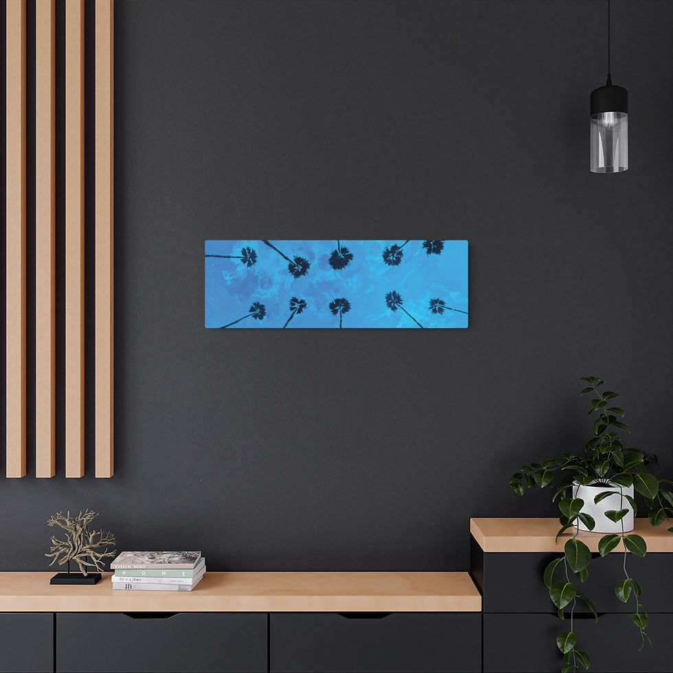 Thumbnail: Palm Tree Metal Fine Art Print