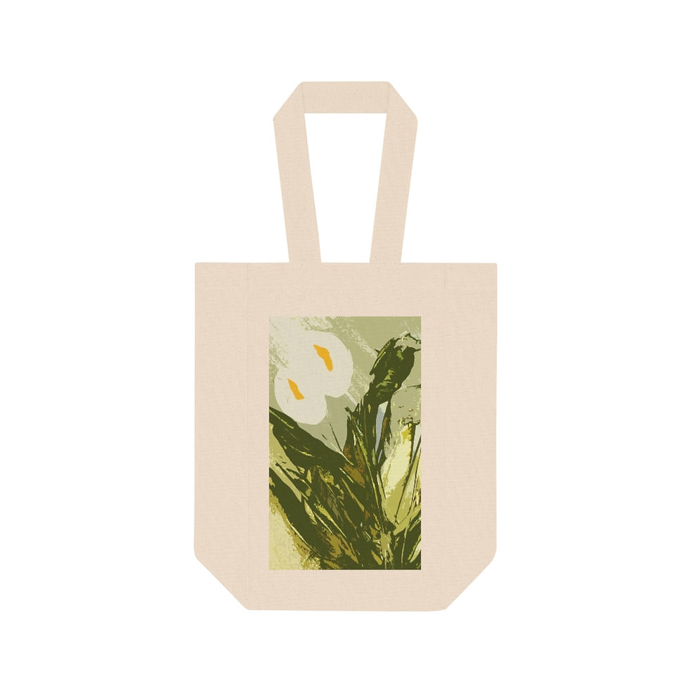 Thumbnail: Calle Lillies Double Wine Tote Bag